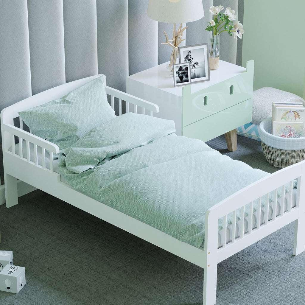 Junior Vida Scorpio Toddler Bed – Solid Pine Wood Frame with Rails