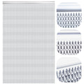 LYMMIYTC Aluminium Chain Door Curtain | 90x210cm Grey Metal Fly Screen