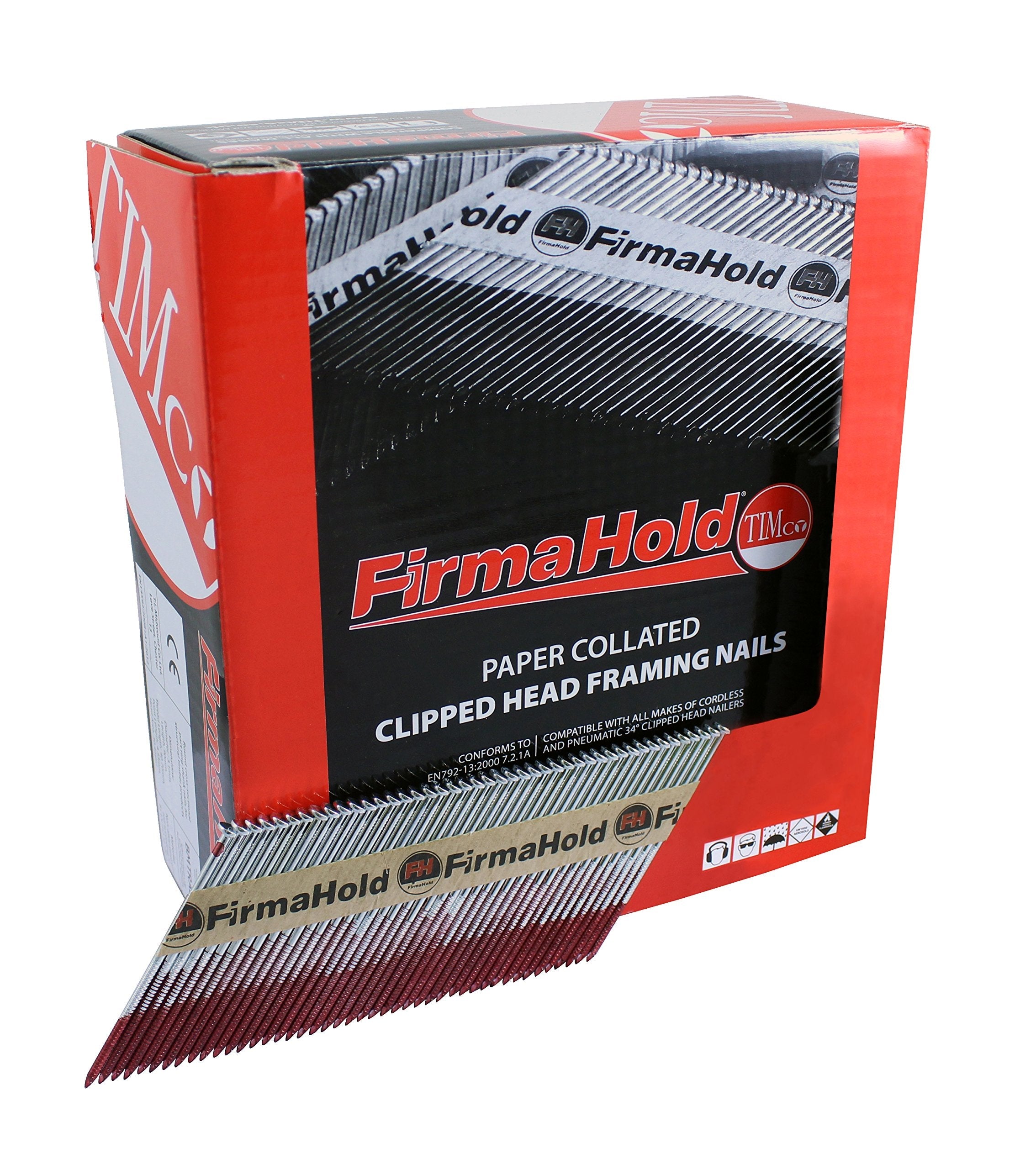 TIMCO FirmaHold Collated Ring Shank Nails | 2.8 x 50mm | 3300 Pack