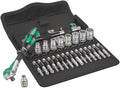 Wera Zyklop Speed Ratchet Set | 1/4" Drive Metric Silver - 28 Pieces