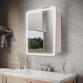 ELEGANT LED Bathroom Mirror Cabinet – Wall Mounted Storage with Shaver Socket