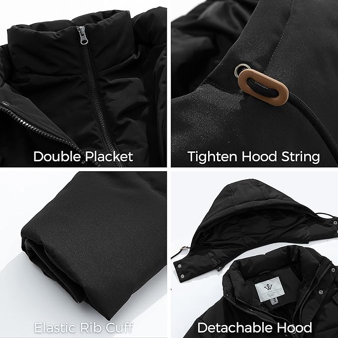 Massive Discounts Men's Waterproof Winter Parka – Hooded Puffer Coat