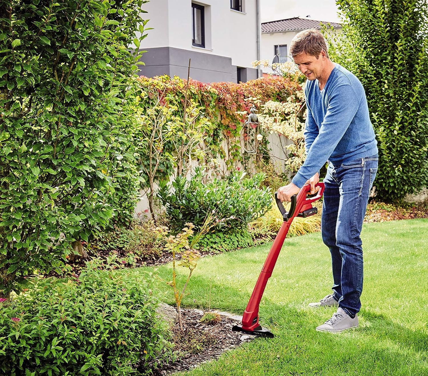 Einhell 18V Cordless Grass Trimmer – 24cm Strimmer with 20 Blades