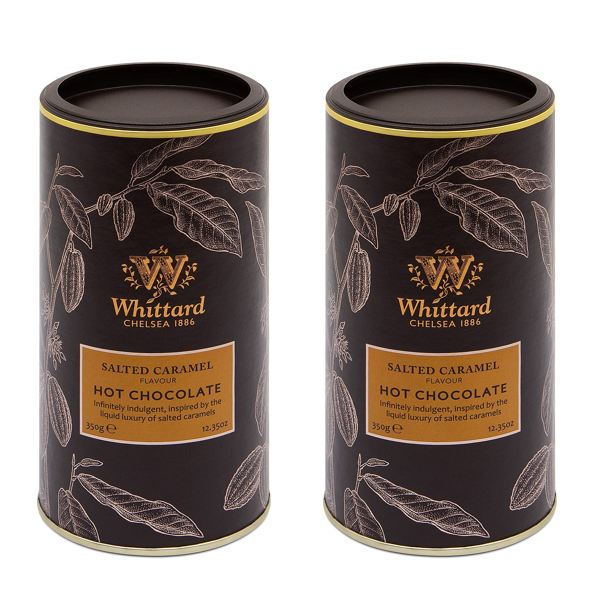 Whittard of Chelsea Salted Caramel Hot Chocolate - 2 Pack Gift Set