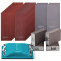 65-Piece Sandpaper Kit with Sanding Block and Sponges