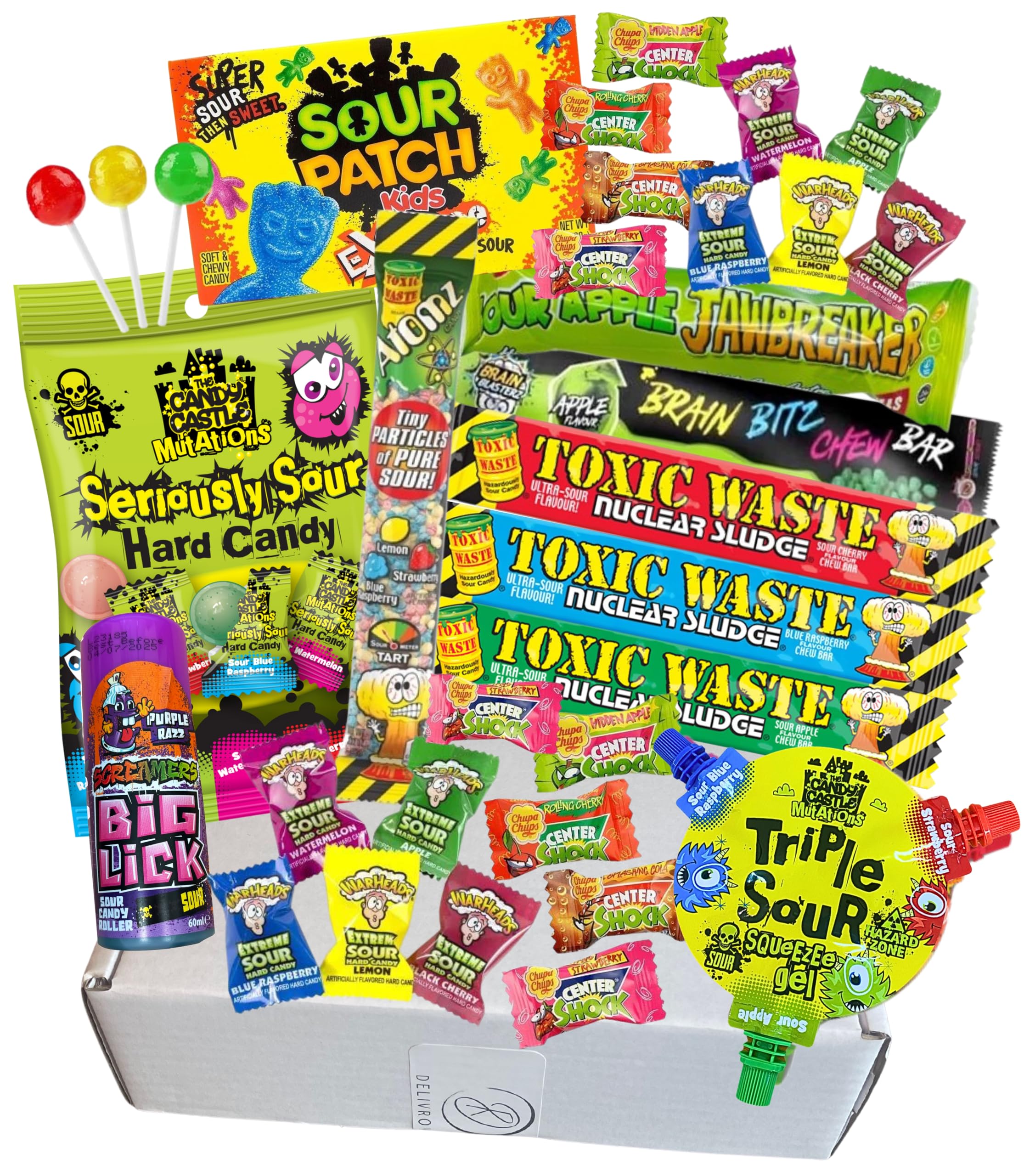 Mega Extreme Sour Candy Selection – Toxic Waste & Warheads