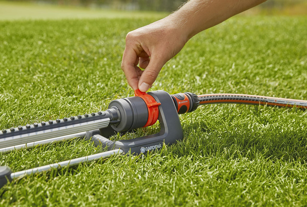 Gardena Aqua M Oscillating Sprinkler – Rectangular Lawn Watering