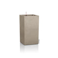 Lechuza CANTO Stone 30 High Self-Watering LED Plant Pot | Sand Beige