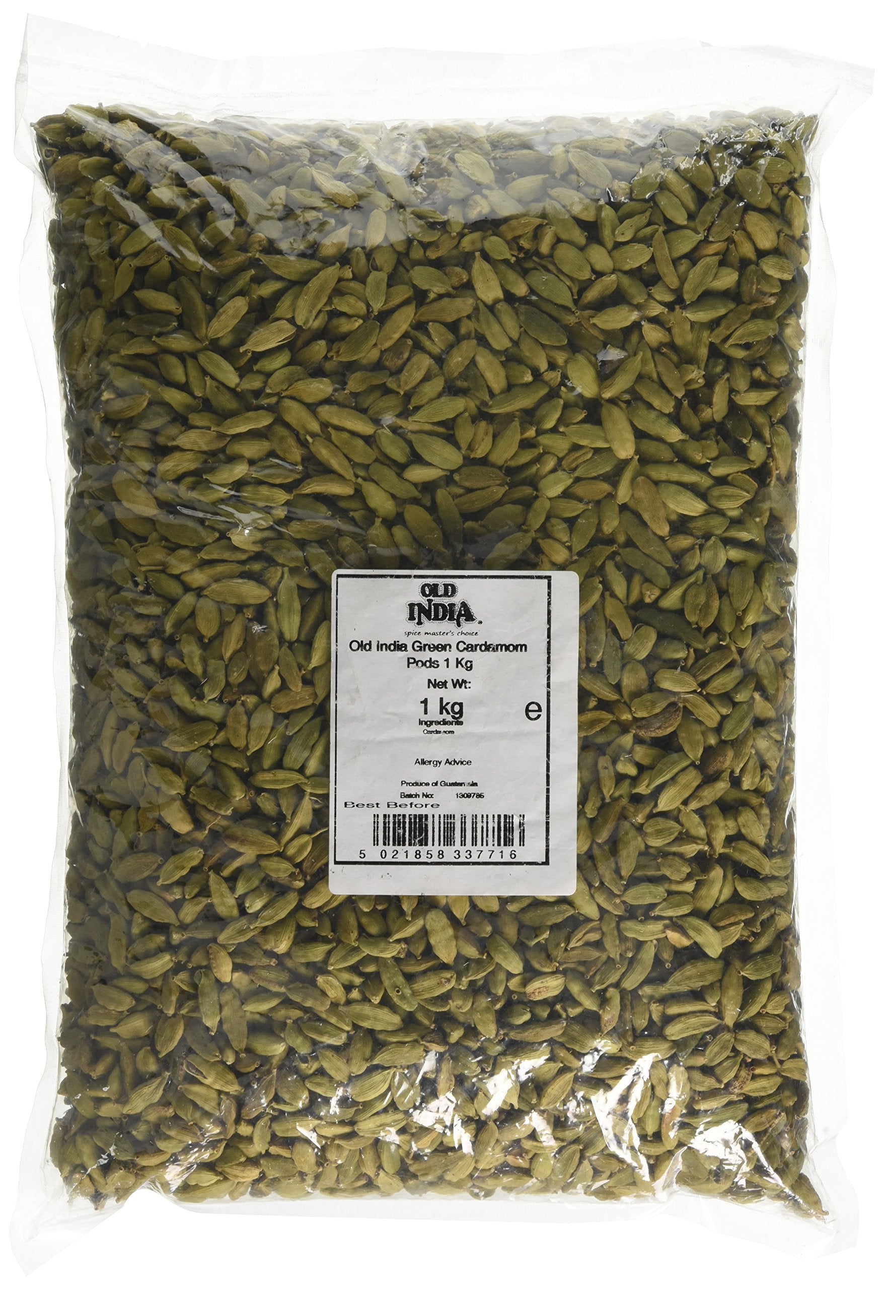 Old India Green Cardamom Pods – Whole Aromatic Spices, Bulk 1kg