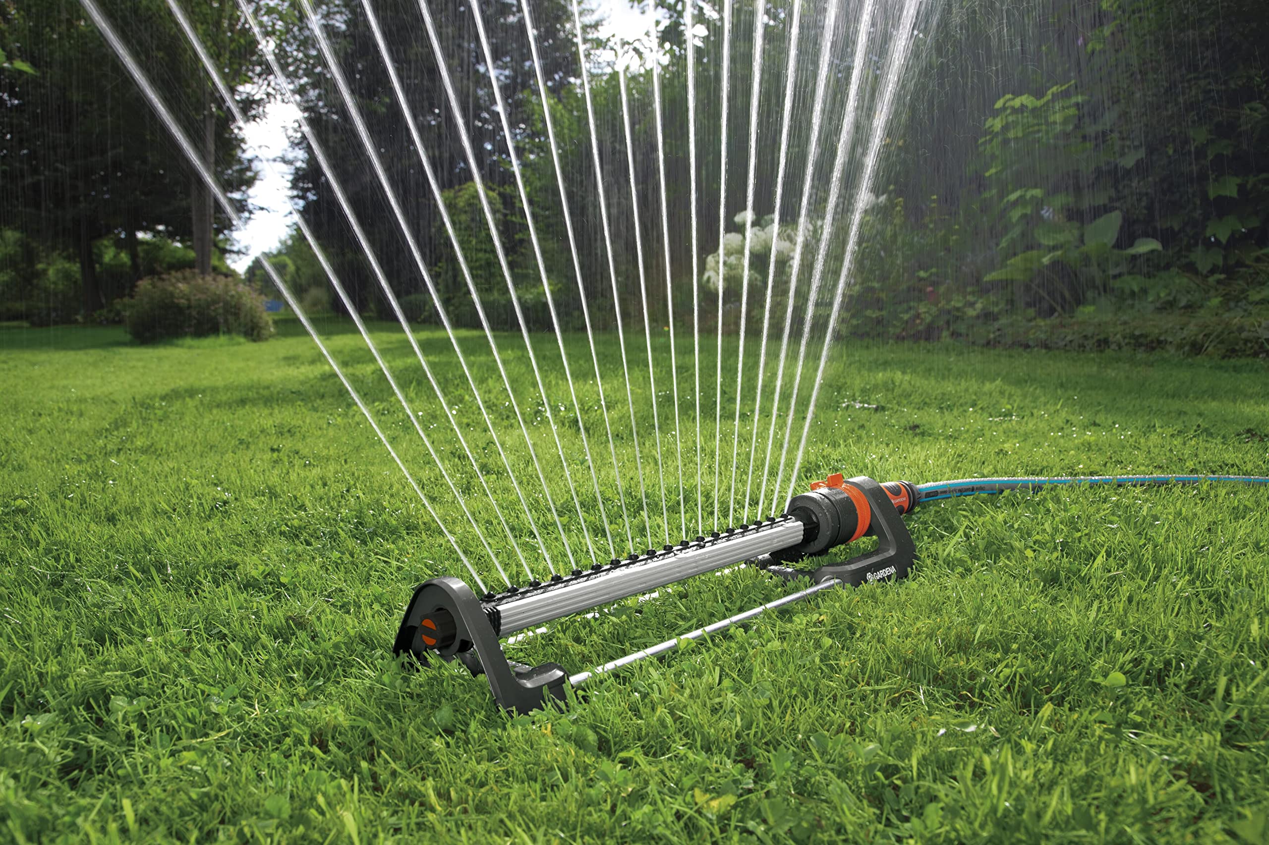 Gardena Aqua L Oscillating Sprinkler – 280 m² Range Lawn Irrigation
