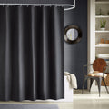 Trimming Shop Waterproof Polyester Shower Curtain | 180x200cm Black