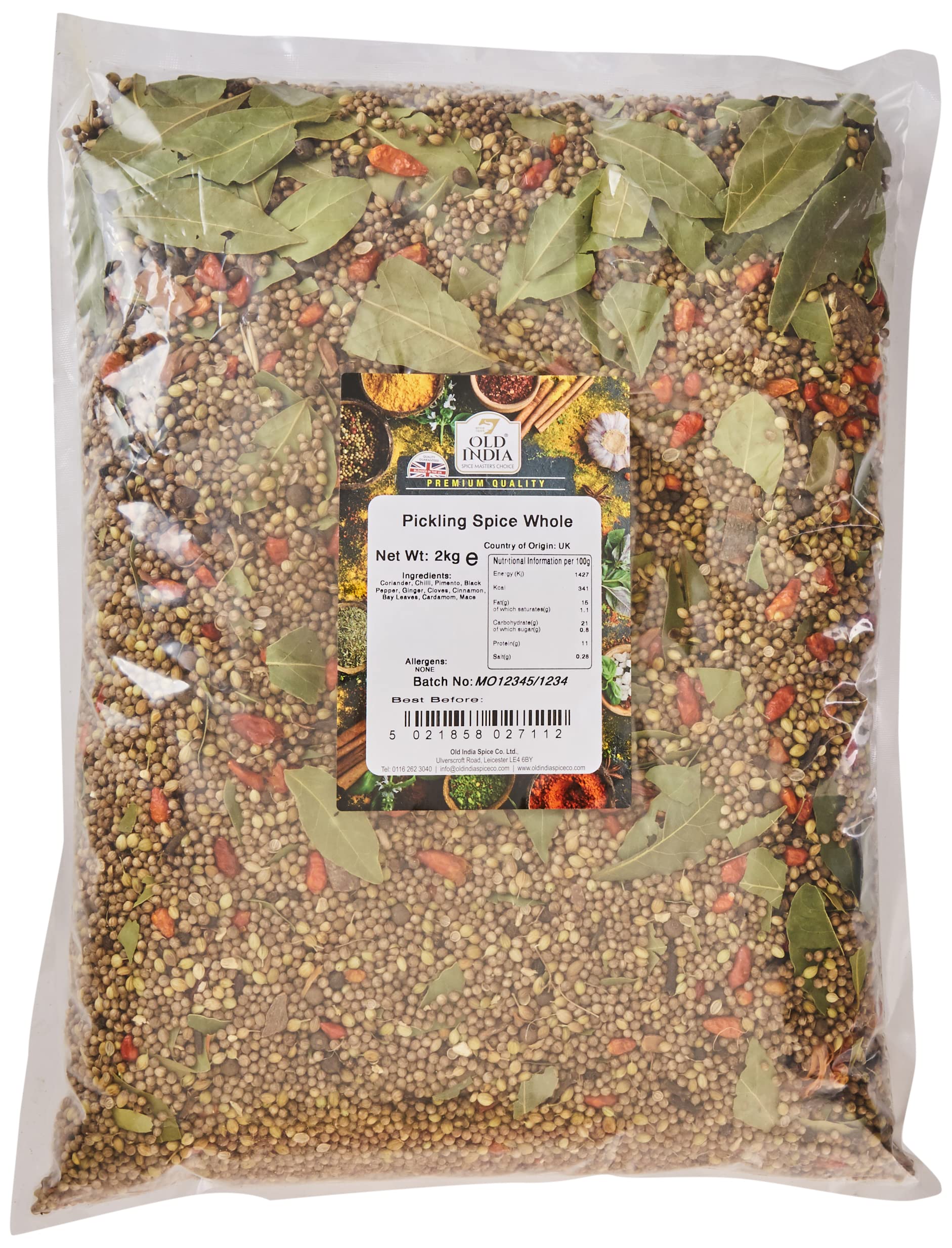 Pickling Spice Whole - Bulk Gourmet Spice Blend - 2kg