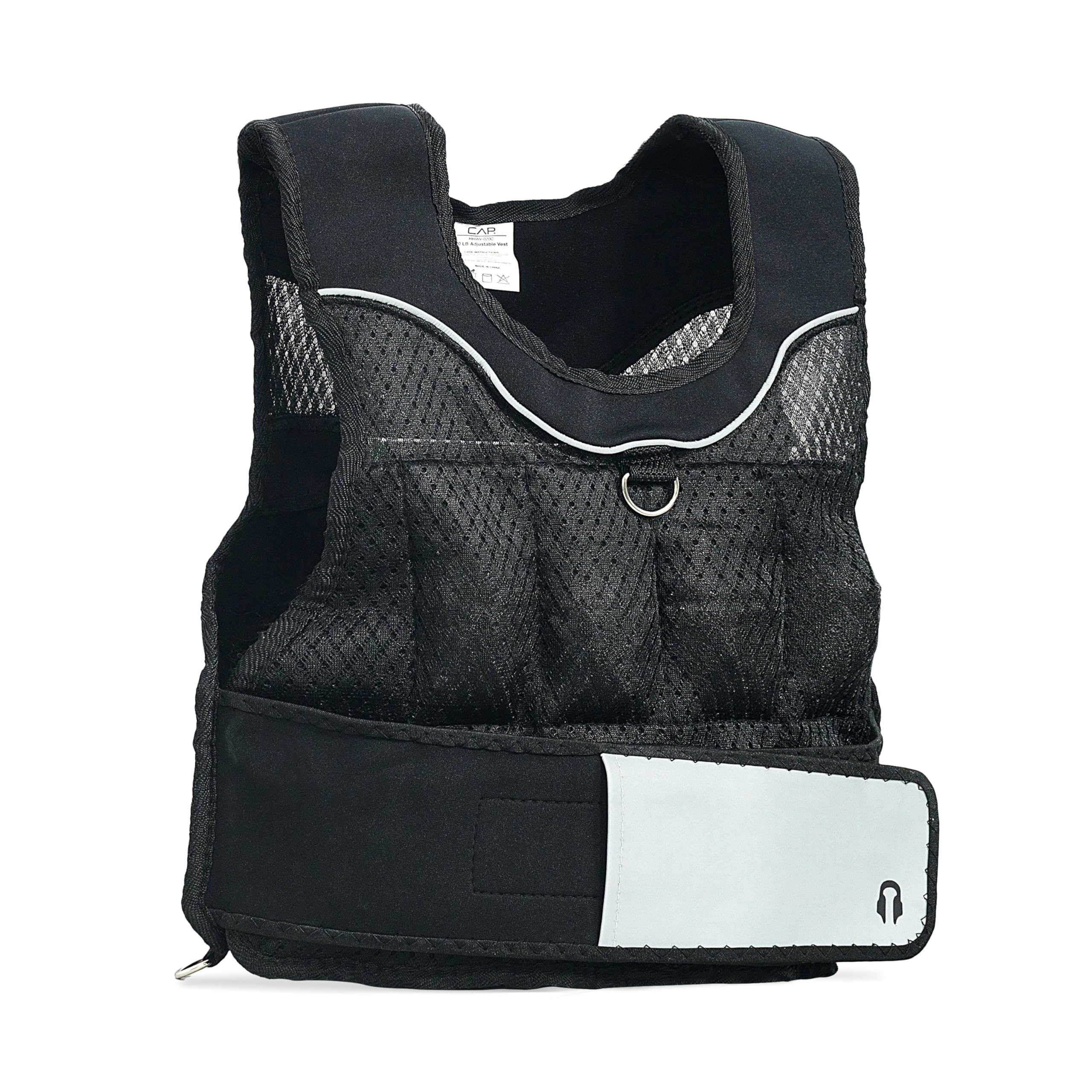Cap Barbell Adjustable Weighted Vest | 20-Pound Breathable Mesh Vest