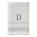 SKL Home Casual Monogram Bath Towel, D, 28x54