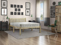 Strictly Beds & Bunks Zeus Pine Double Bed Frame with Sprung Mattress