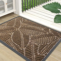 Homaxy Heavy Duty Rubber Door Mat – Non-Slip Dirt Trapper Entrance Rug