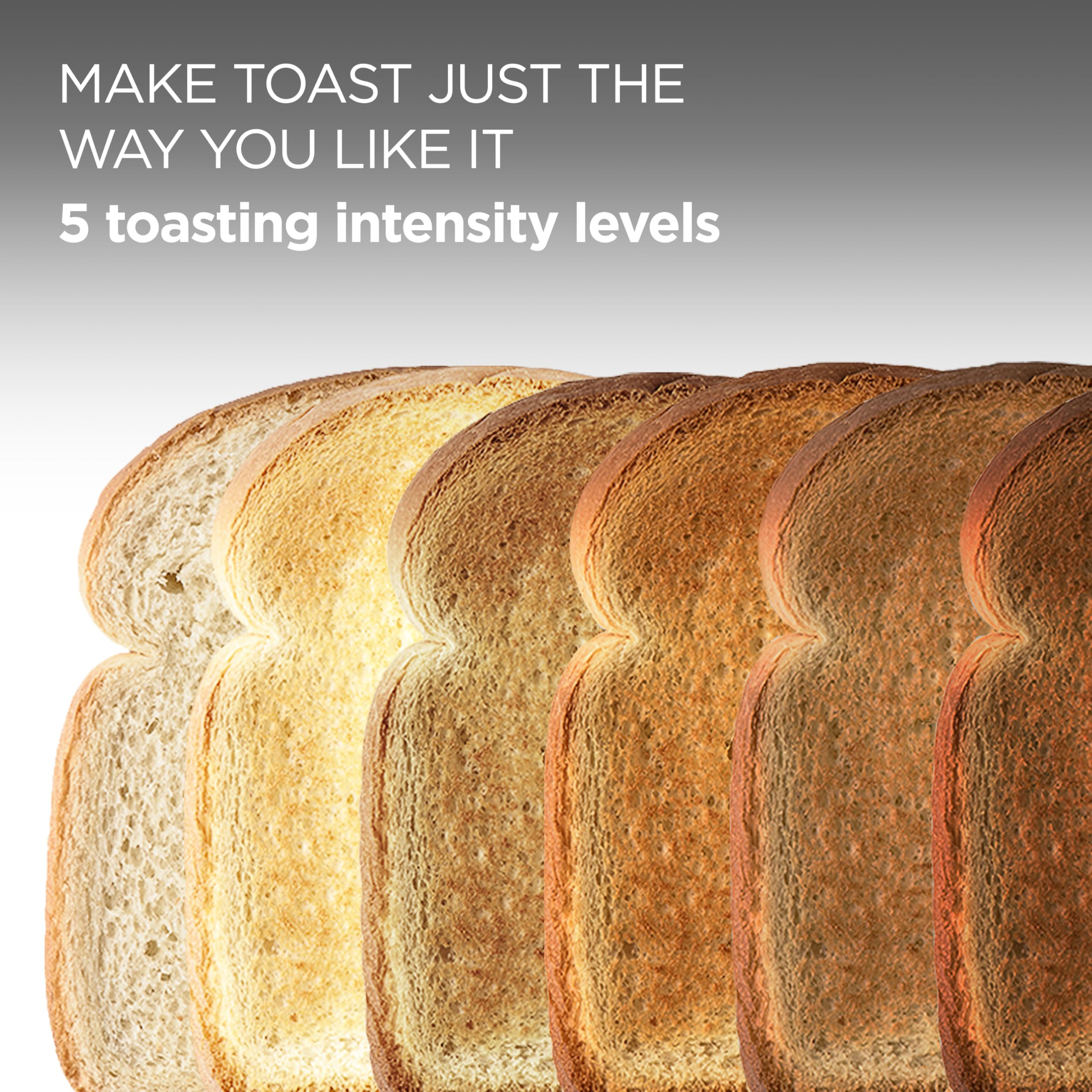 Kenwood Dawn 4-Slot Toaster – 1800W with 5 Browning Levels, Cream