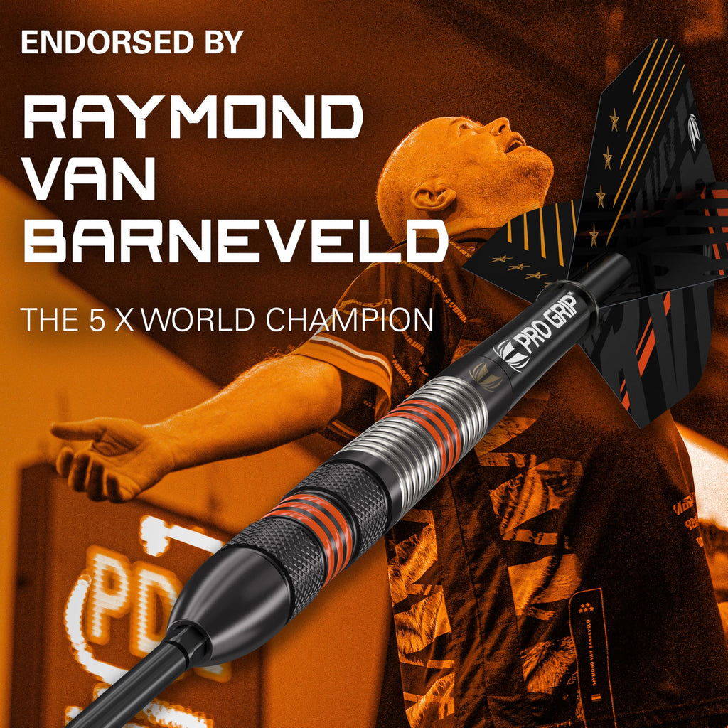 Target Darts RVB 80 Black G2 Steel Tip Darts | 21g 80% Tungsten Swiss Point