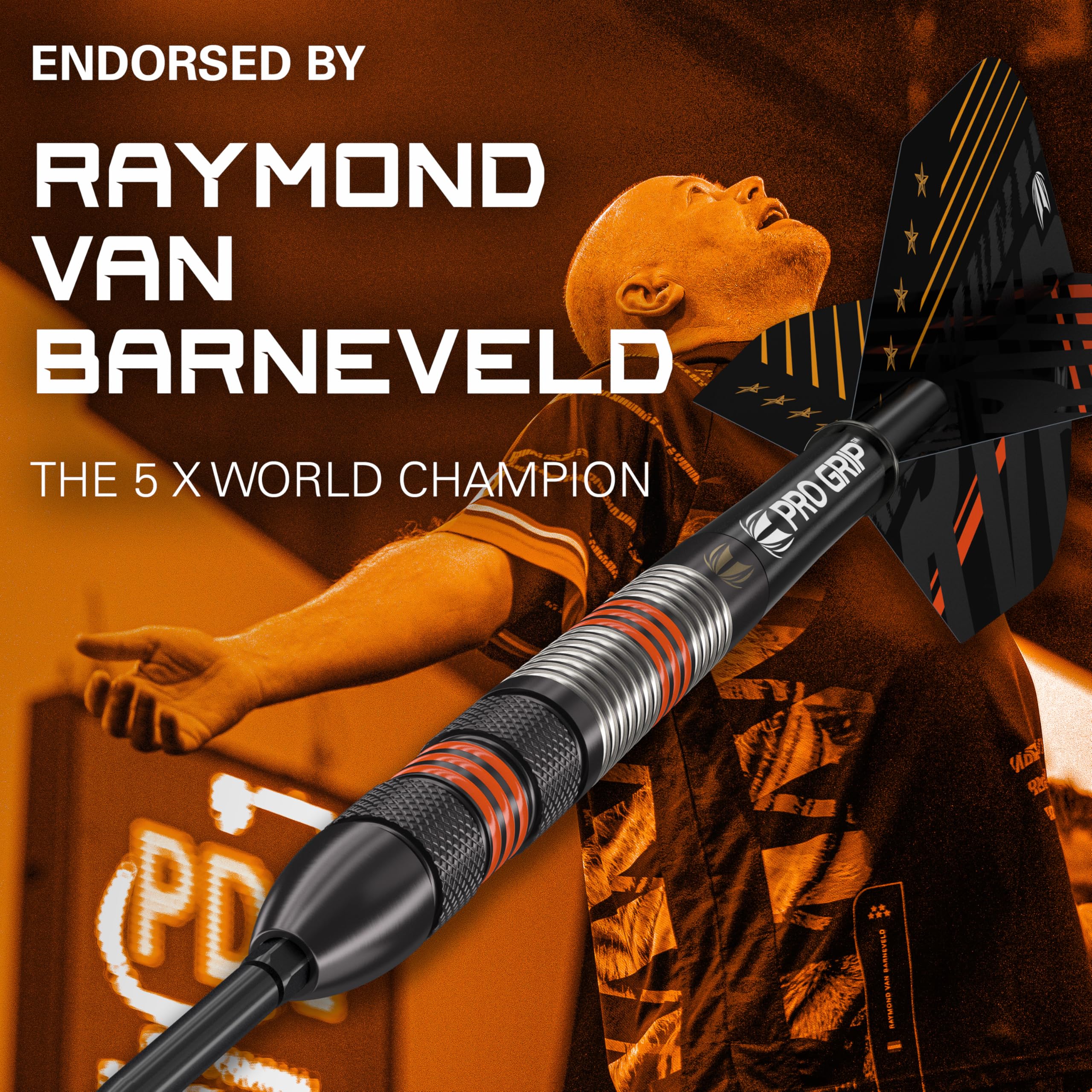 Target Darts RVB 80 Black G2 Steel Tip Darts | 21g 80% Tungsten Swiss Point