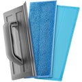 Tyroler Silicone Shower Squeegee - 25cm Glass Wiper with 2 Microfiber Cloths