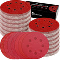 140-Piece 125mm Sanding Discs Set | 40-400 Grit Sandpaper
