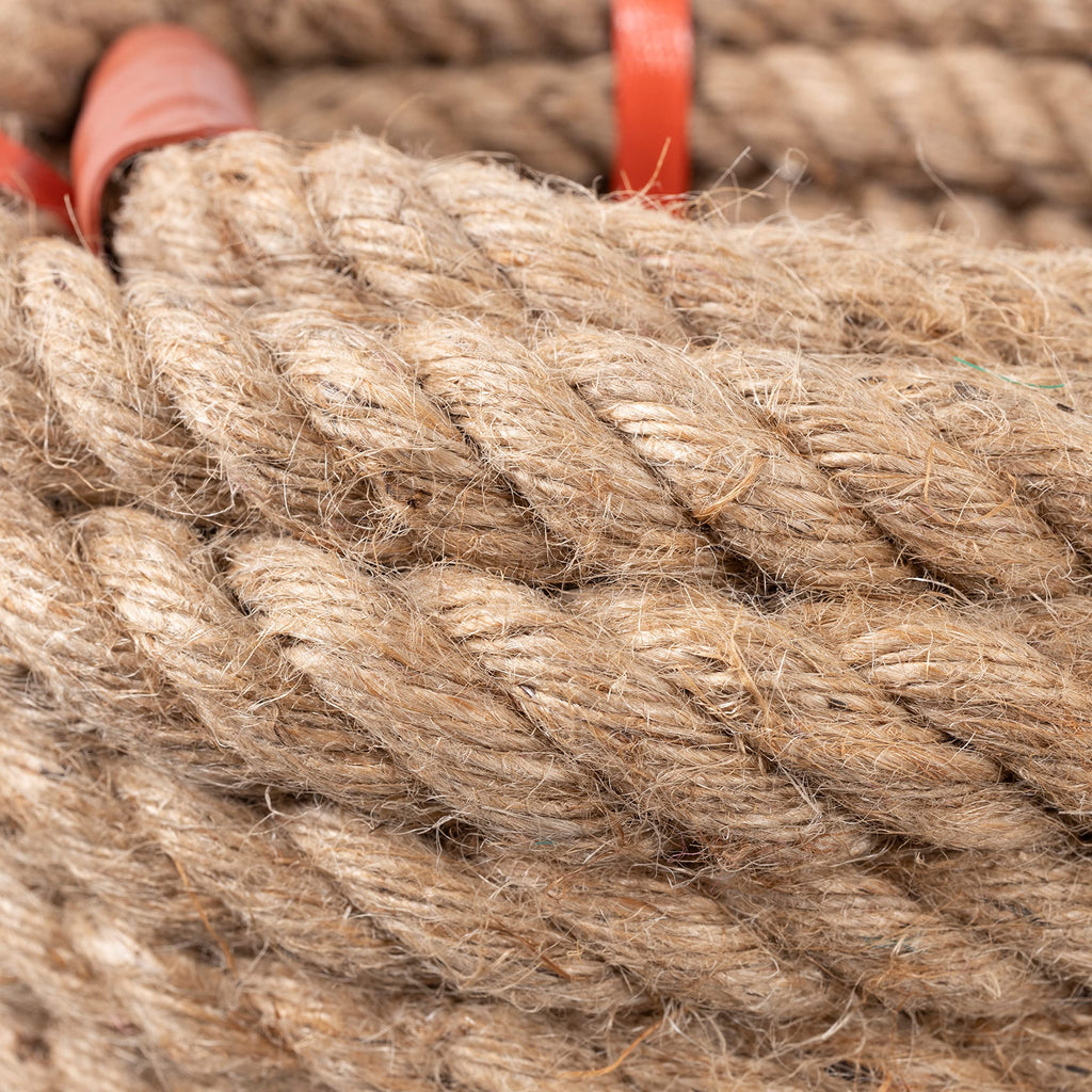 EMEKIAN 20mm Natural Jute Rope – 15M Heavy Duty 4-Strand Twisted Hemp Rope