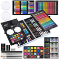 Halobios 144-Piece Professional Art Set | Deluxe Aluminium Case Drawing Kit