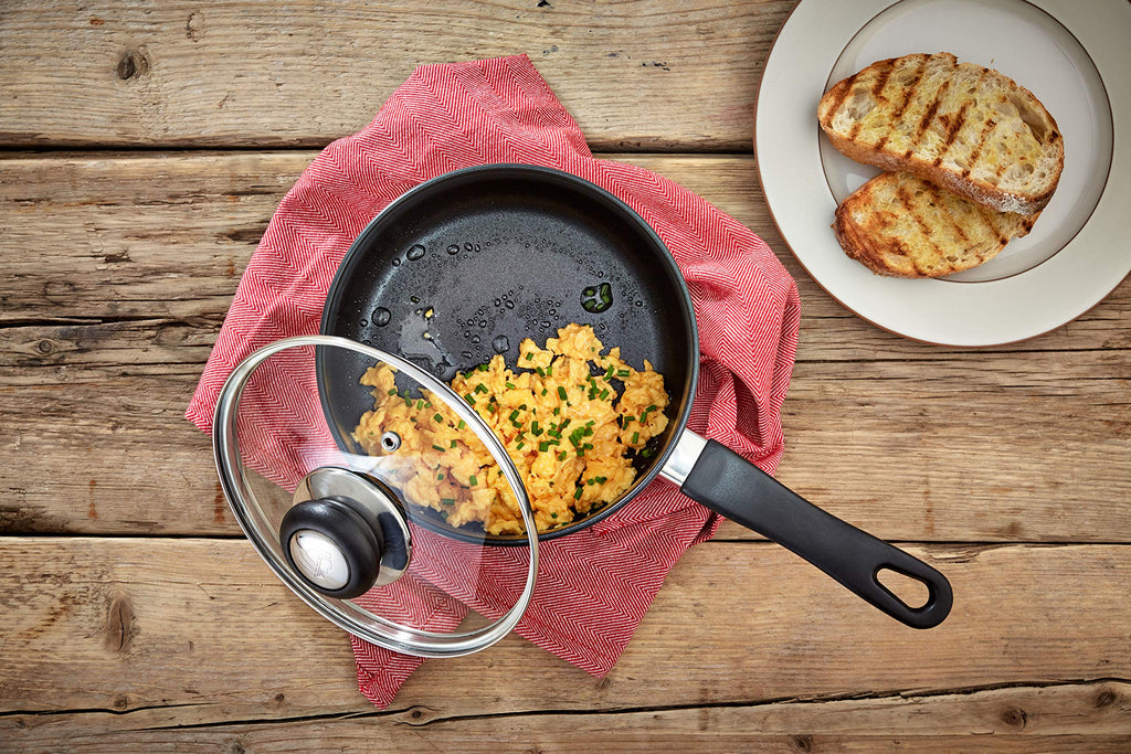 Judge Vista Non-Stick Stainless Steel Saucepan with Glass Lid, 18cm