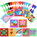 Pllieay 12-in-1 Kids Cross Stitch Kit | Beginner Embroidery Sewing Set