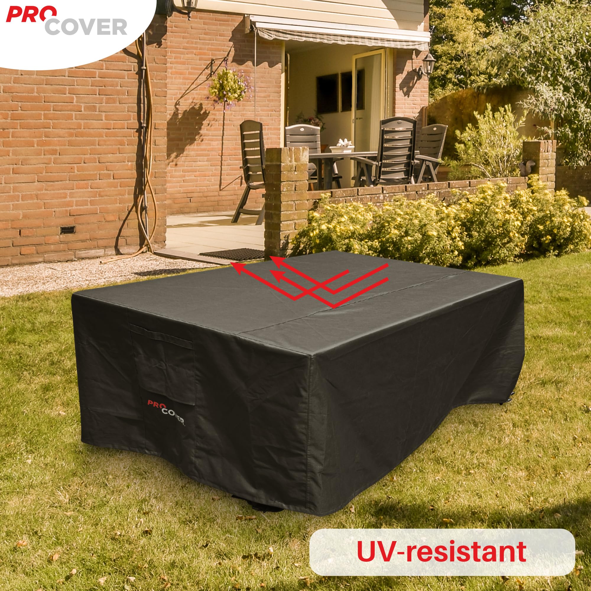 ProCover Waterproof Outdoor Furniture Cover – 600D Oxford Fabric
