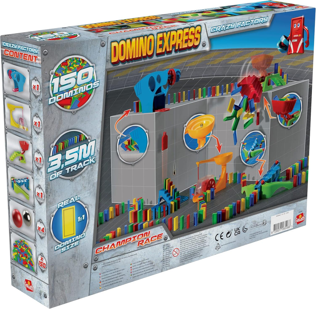 Goliath Domino Express Crazy Factory – Creative Marble Run Set