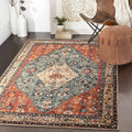 KIMODE Boho Tribal Area Rug | Washable Non-Slip Faux Wool Carpet, 90x150cm