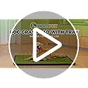 Hompet Dog Toilet – 74x52cm Indoor Potty with 2 Artificial Grass Mats