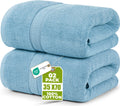 Utopia Towels - Premium Jumbo Bath Sheet 90 x 180 cm, 2 Pack - 100% Ring Spun Cotton Highly Absorbent and Quick Dry Extra Large Bath Sheet