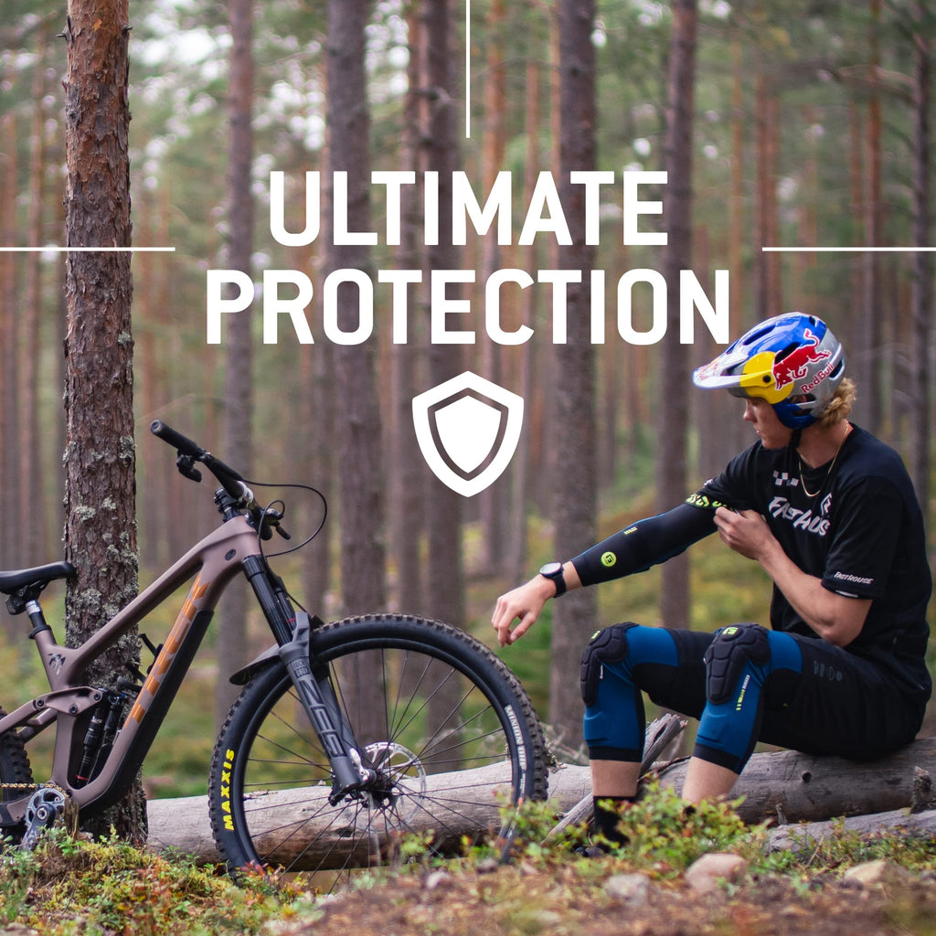 G-Form Pro-Rugged 2 MTB Knee Guards – SmartFlex Impact Pads, Storm Blue