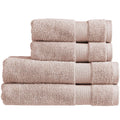 Christy Refresh 4-Piece Cotton Towel Set | 550GSM Absorbent Dusty Pink