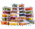Nuovva 60-Piece Airtight Food Storage Containers – BPA Free Plastic Set