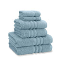 Catherine Lansfield Zero Twist 6 Piece Cotton Towel Bale Set - Blue