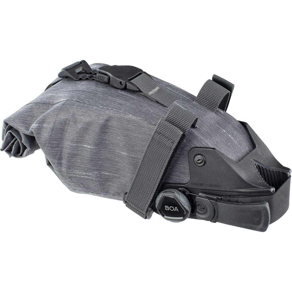 EVOC Seat Pack BOA – Waterproof Bike Saddle Bag, Size M, 2L - Carbon Grey