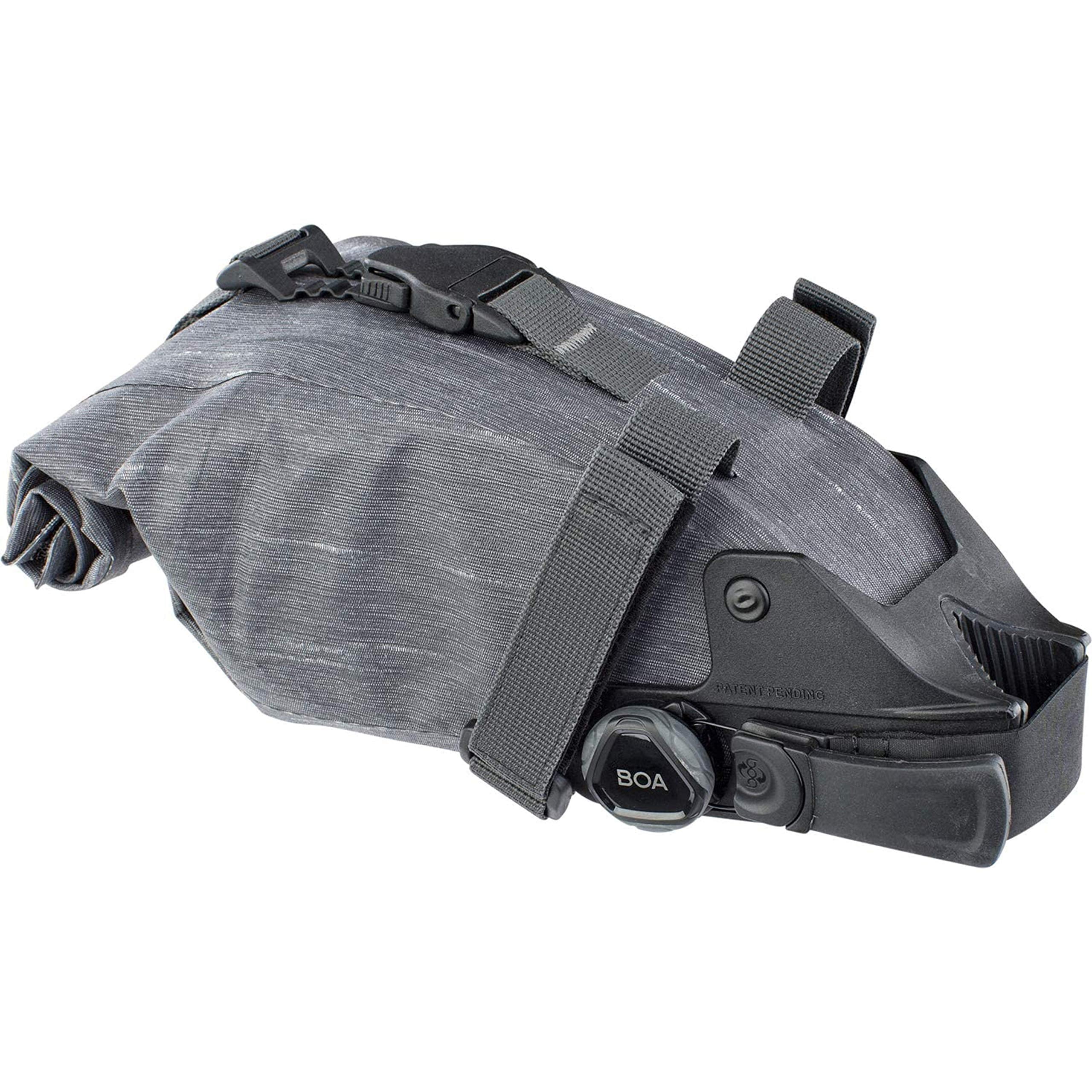 EVOC Seat Pack BOA – Waterproof Bike Saddle Bag, Size M, 2L - Carbon Grey