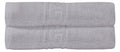 DTEX HOMES 2-Piece Large Bath Sheets | 100% Cotton 600 GSM - Silver