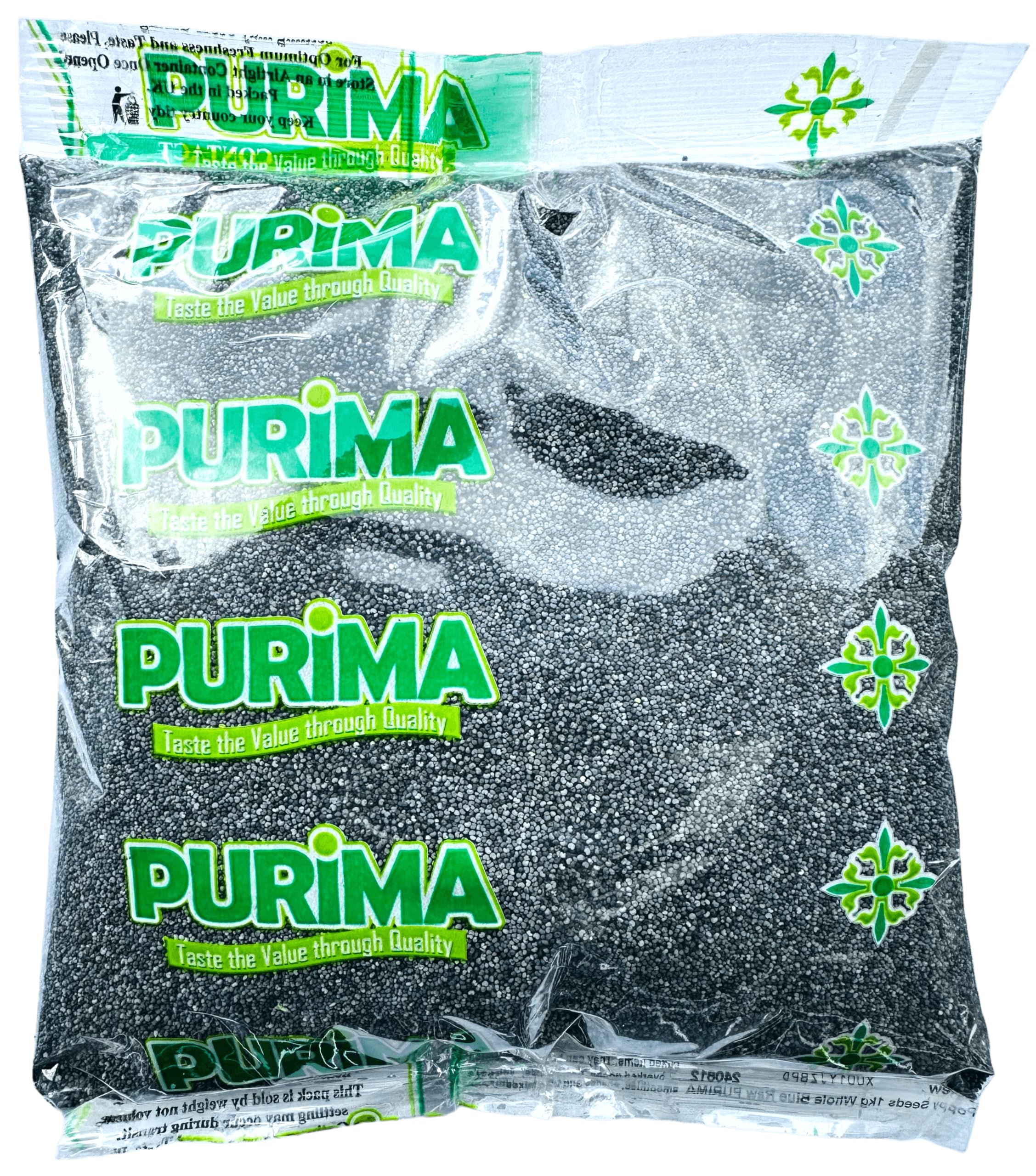 Blue Poppy Seeds 1kg – Natural Raw Seeds for Baking
