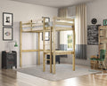 Strictly Beds Icarus High Sleeper Loft Bed | Heavy Duty Solid Pine 2ft 6