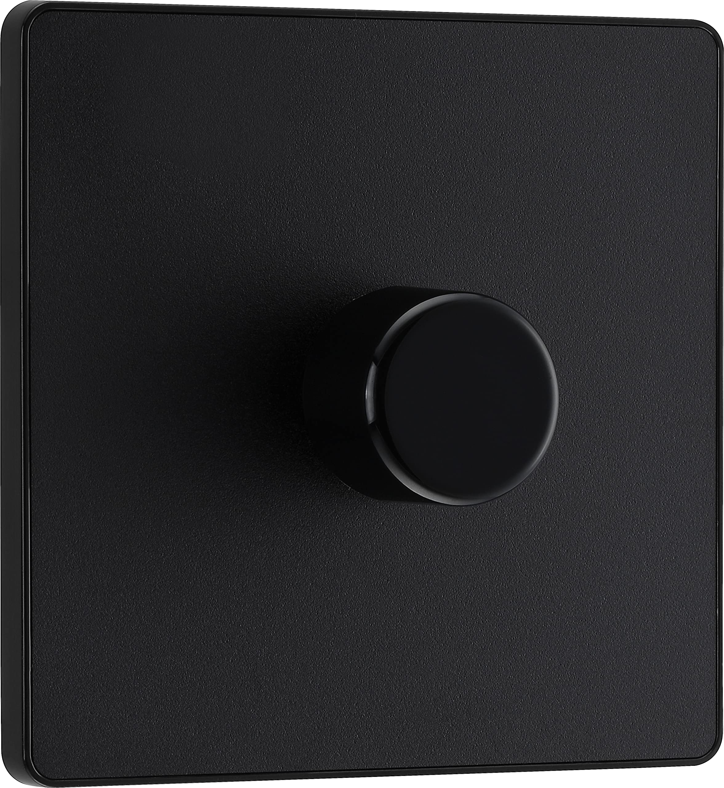 BG Electrical Evolve 2-Way Dimmer Switch, Matt Black, 200W - PCDMB81B