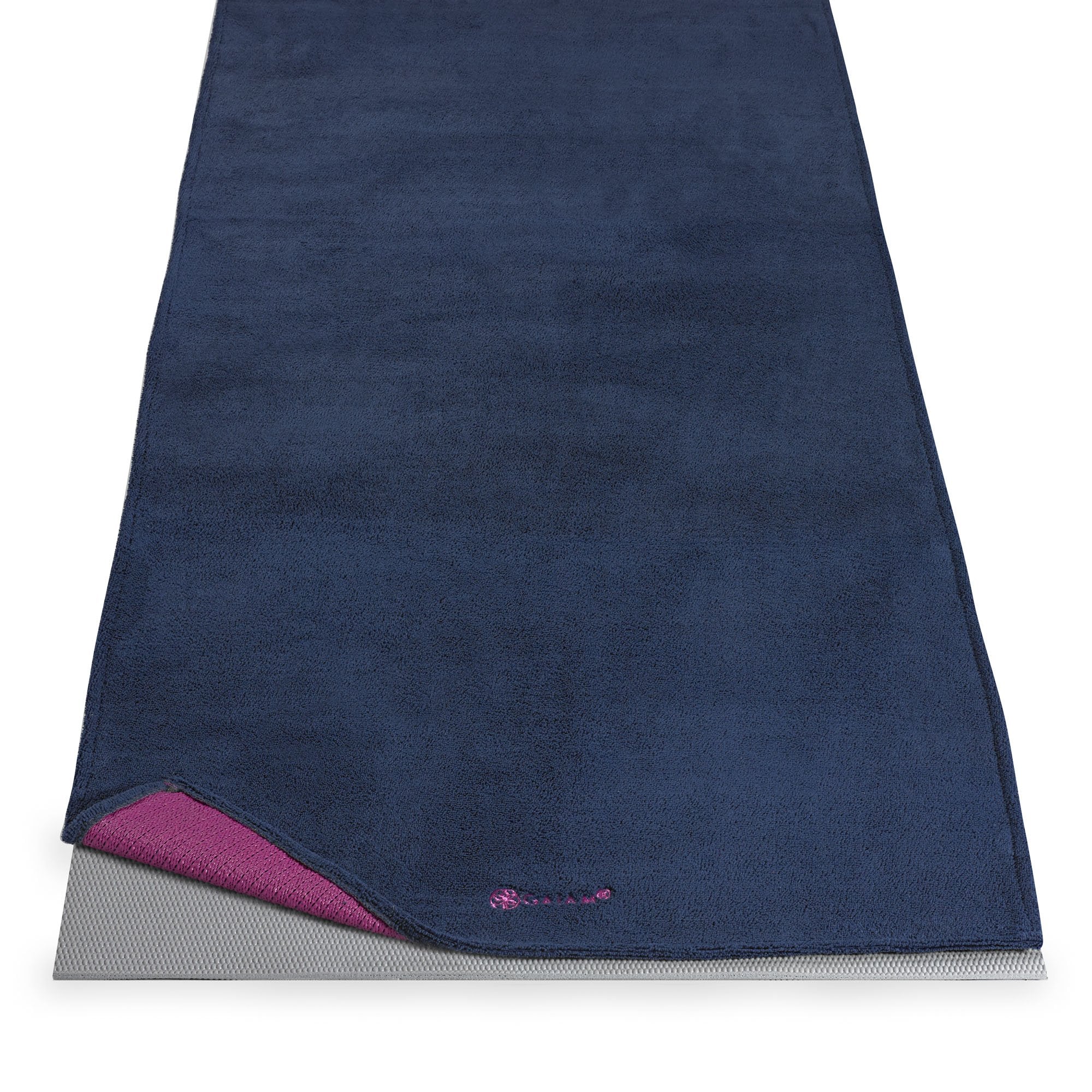 Gaiam Grippy Non-Slip Yoga Mat Towel | Microfiber Hot Yoga Towel
