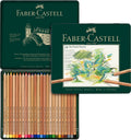 Faber-Castell Pitt Pastel Pencils – Tin of 24 Professional Art Pencils