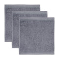 Möve Superwuschel Seiftuch 3er-Set – 100% Baumwolle, 30x30 cm, Stone