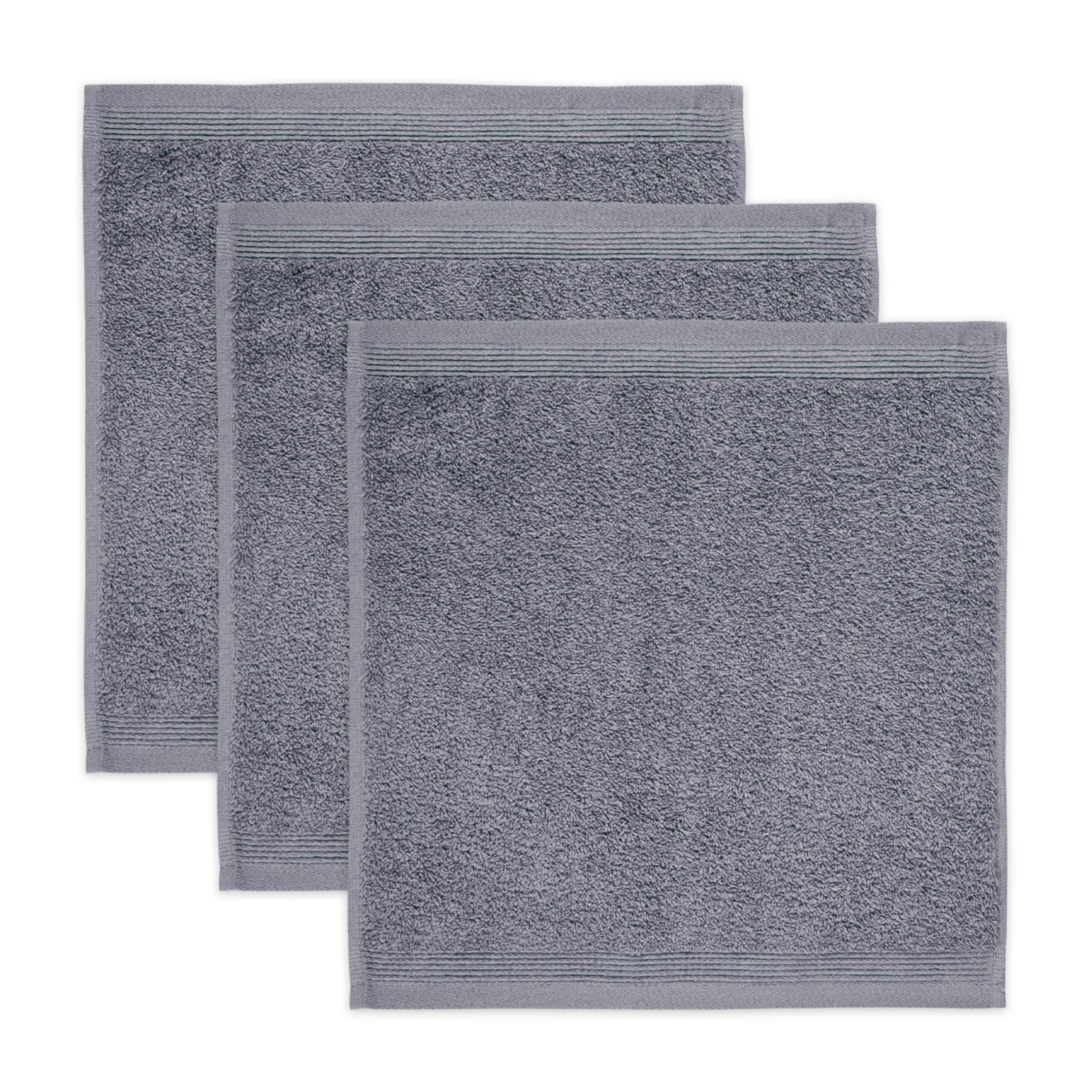 Möve Superwuschel Seiftuch 3er-Set – 100% Baumwolle, 30x30 cm, Stone