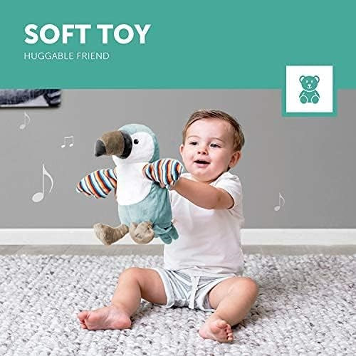 ZAZU Timo The Toucan Toy - Clapping Soft Toy with Sing-Along and Interactive Clapping