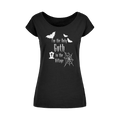 Gothic Attitude Women’s Wide-Neck Goth T-Shirt – 100% Cotton Tee